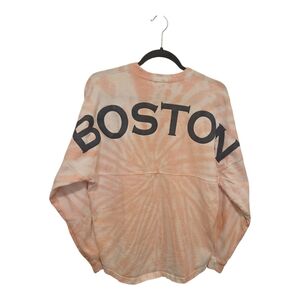 SPirit Jersey Boston Tie-Dye‎ Long Sleeve Shirt Size XS